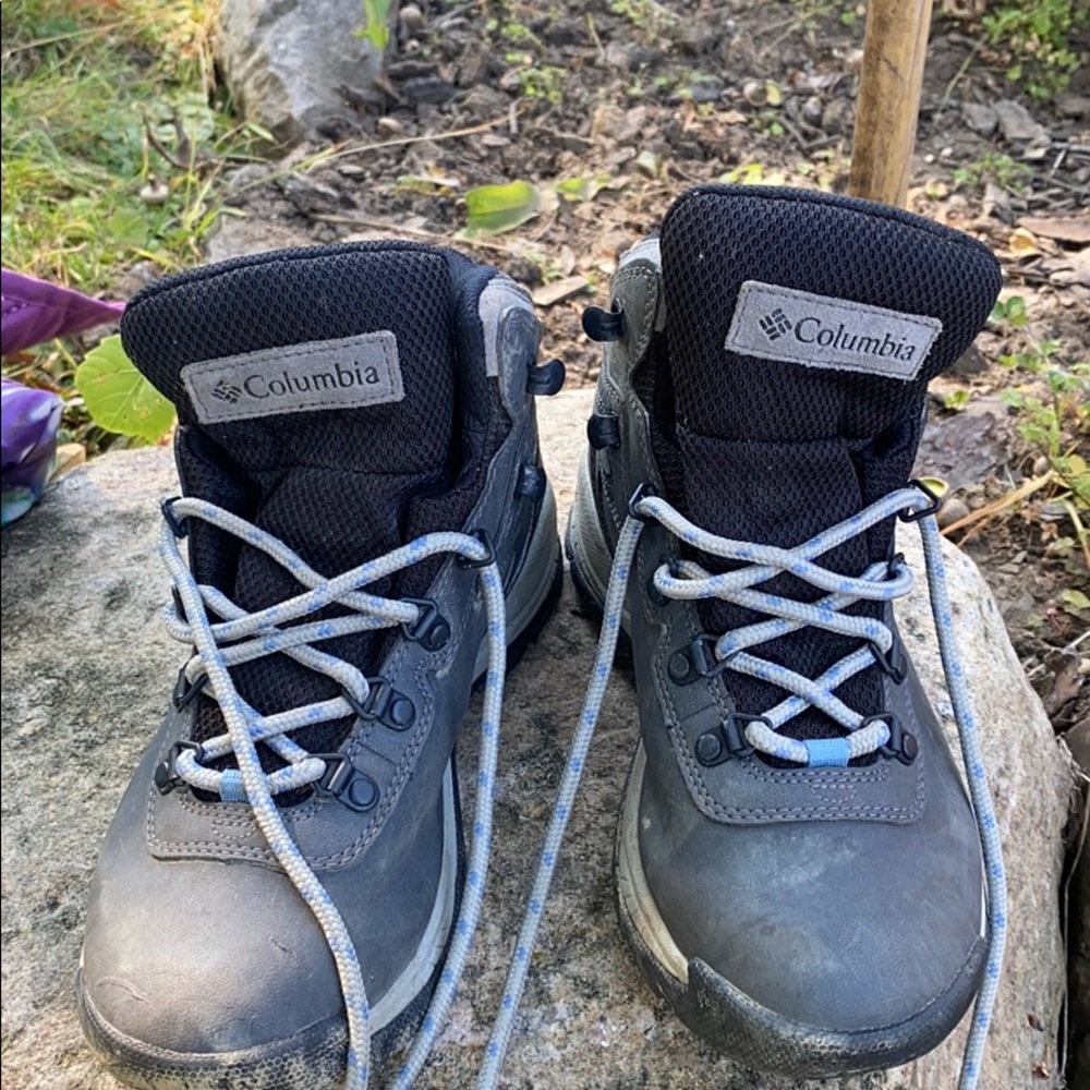 Columbia hiking shoes.